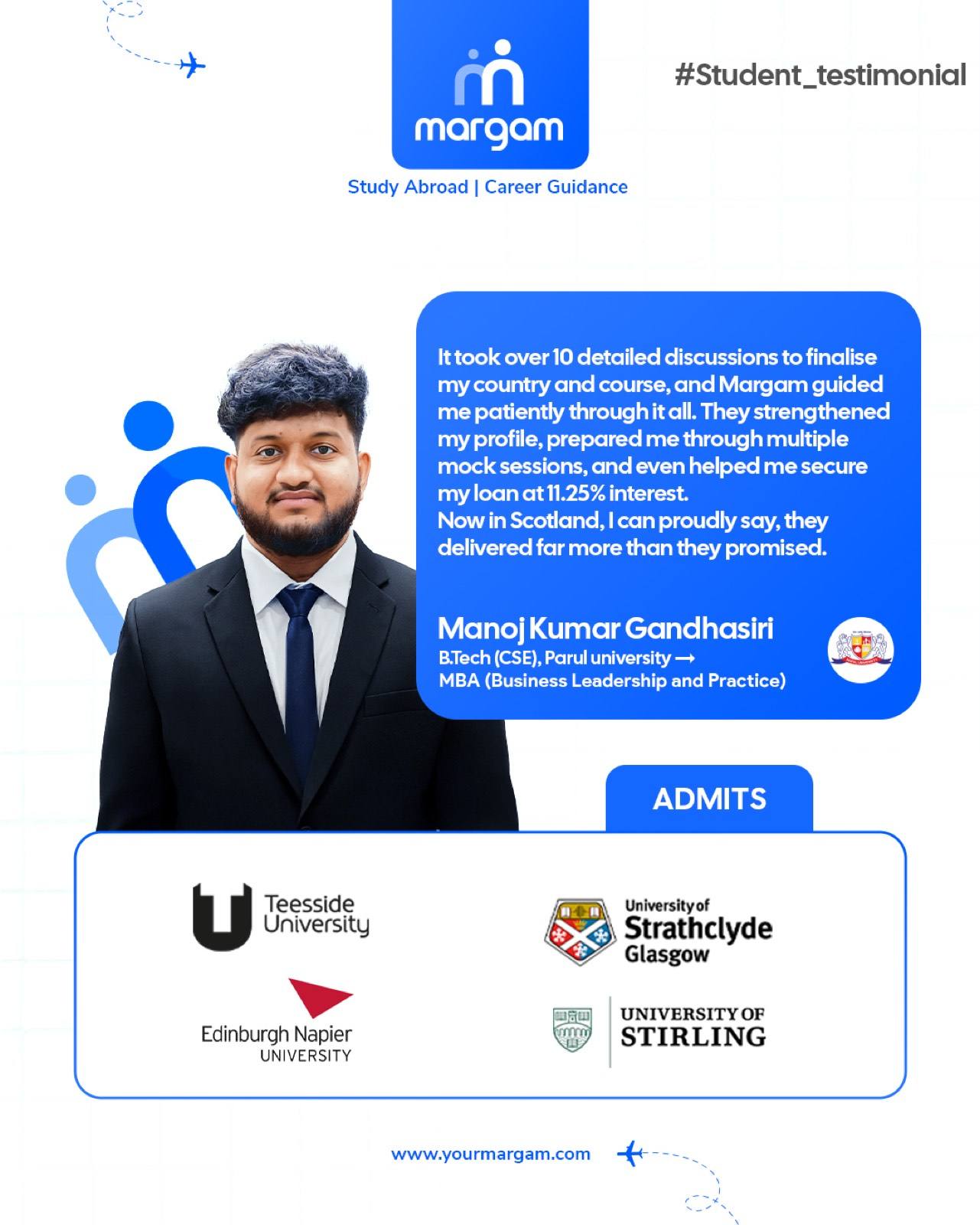 Manoj - Student Success Story